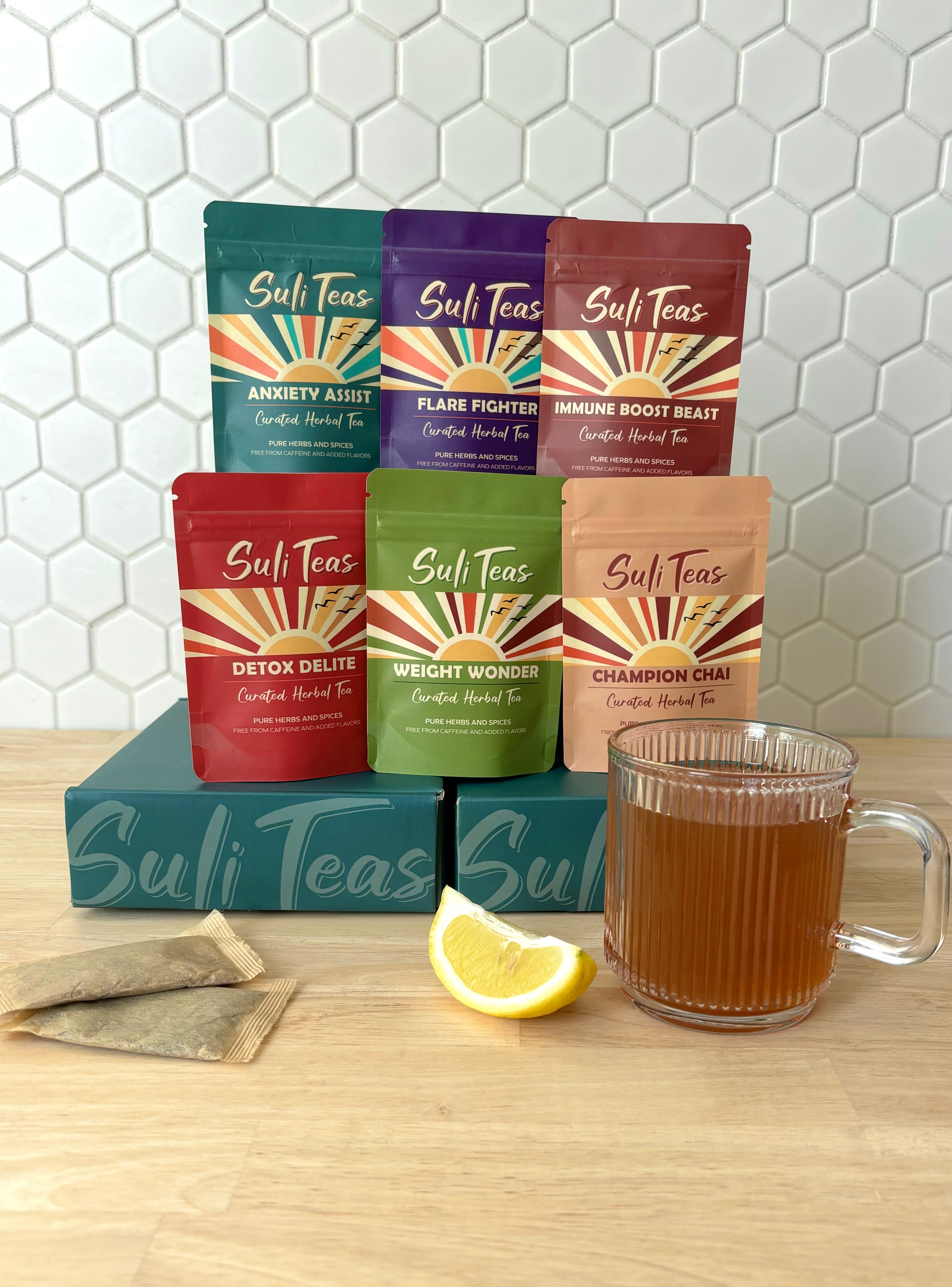 Tea Sampler, Herbal Tea Samples - Suli Teas – Suliteas